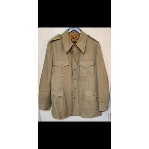 🔥🔥 Vintage Zero King L 46 L/XL Wool/Tweed Field Safari Coat RARE 🔥New PRICE